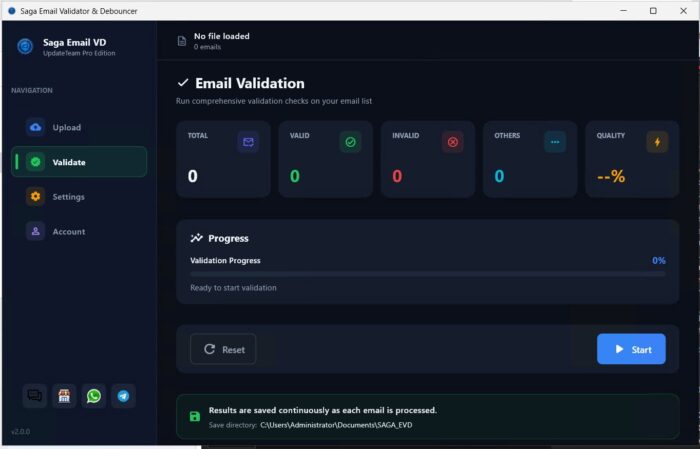 Saga Email Validator & Debouncer – UpdateTeam Marketplace